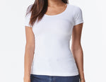 SEAMLESS CAP SLEEVE // WHITE