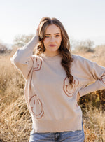 HAPPY CAMPER SWEATER // BEIGE