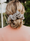 SCHOOLS OUT SCRUNCHIE // BLACK & WHITE