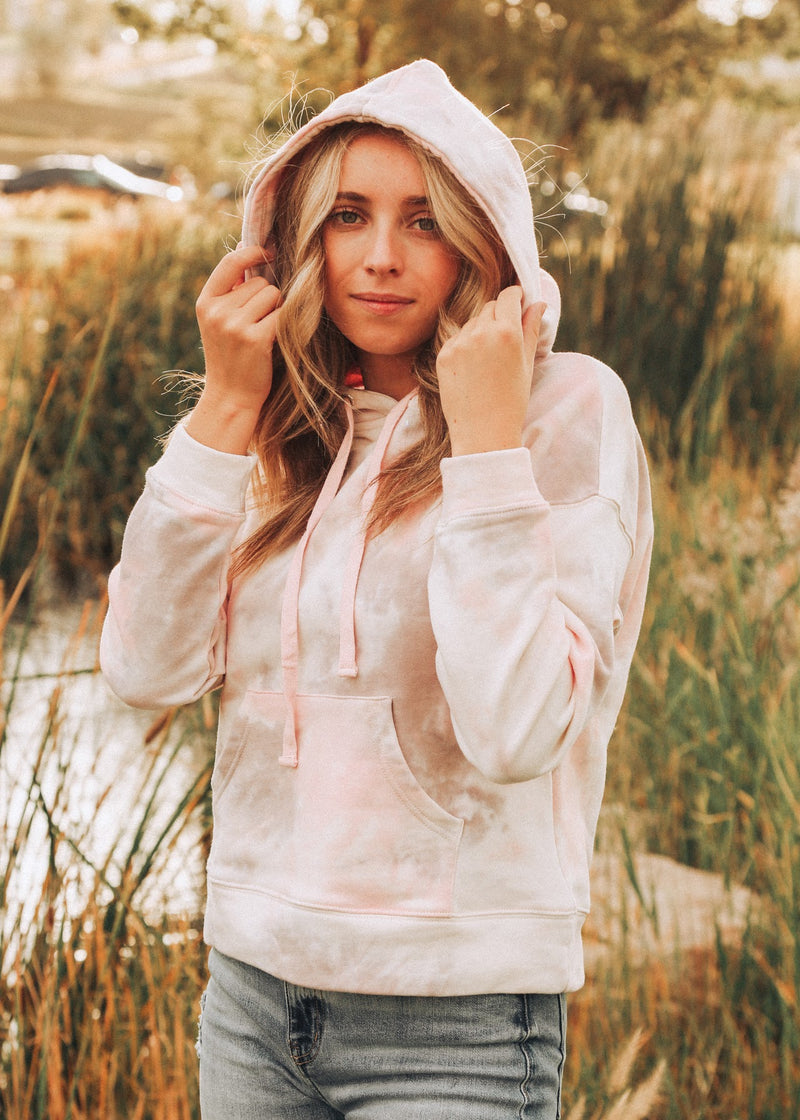 NEAPOLITAN HOODIE // PINK MULTI