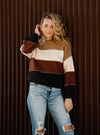 MULTI STRIPE SWEATER // BEIGE