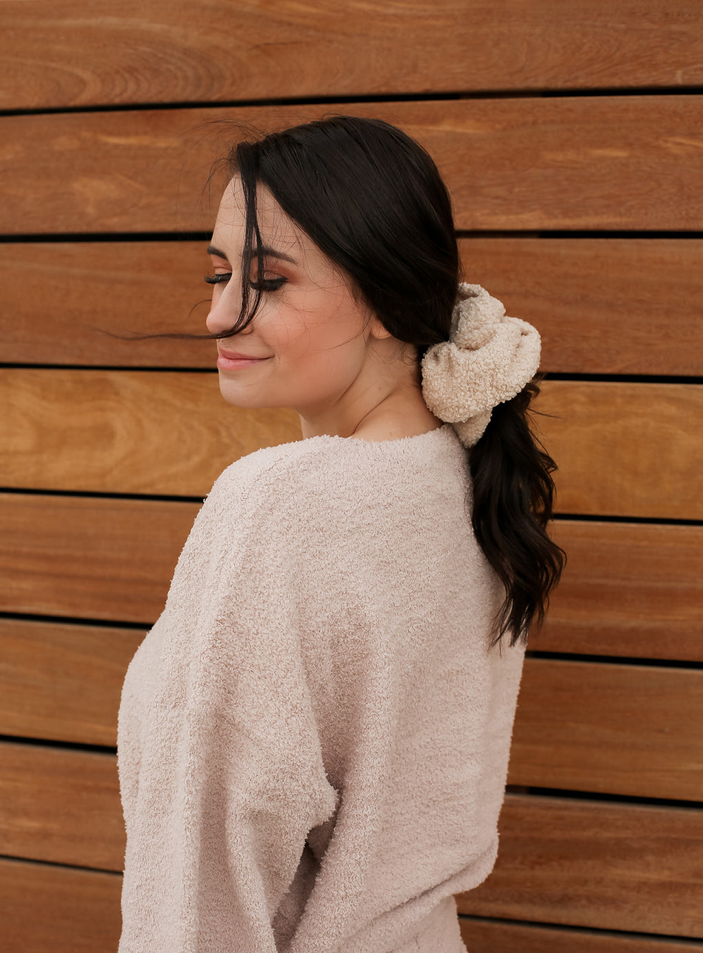 TEDDY SOFT SWEATER // TAUPE