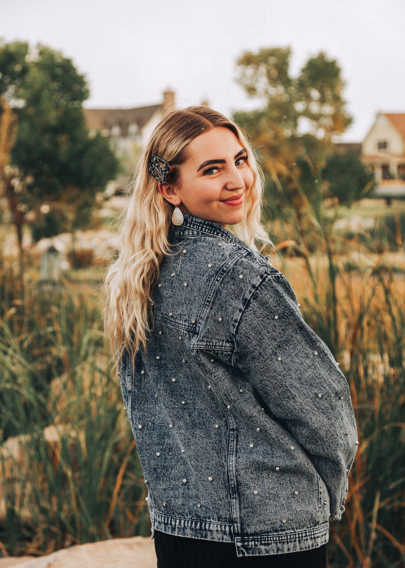 STELLA DENIM JACKET // DENIM BLUE