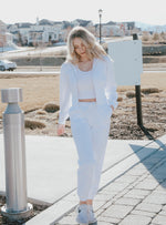 90'S OVERSIZED SWEATPANTS // WHITE