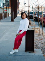 BUTTER LEGGINGS W/ POCKETS // CORAL