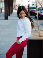 BUTTER LEGGINGS W/ POCKETS // CORAL